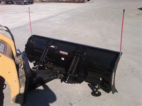 best snow plow for skid steer|plow wheels instead of skids.